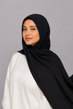 Instant Hijab With Built in Magnets-Black