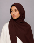 Instant Hijab With Built in Magnets-Wine