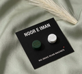 No-Snag Hijab Magnets-Green & White