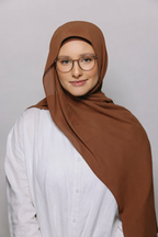 Rust Brown-Instant Hijab With Built in Magnets