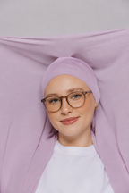 Dusty Lilac-Instant Hijab With Built in Magnets