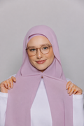 Dusty Lilac-Instant Hijab With Built in Magnets