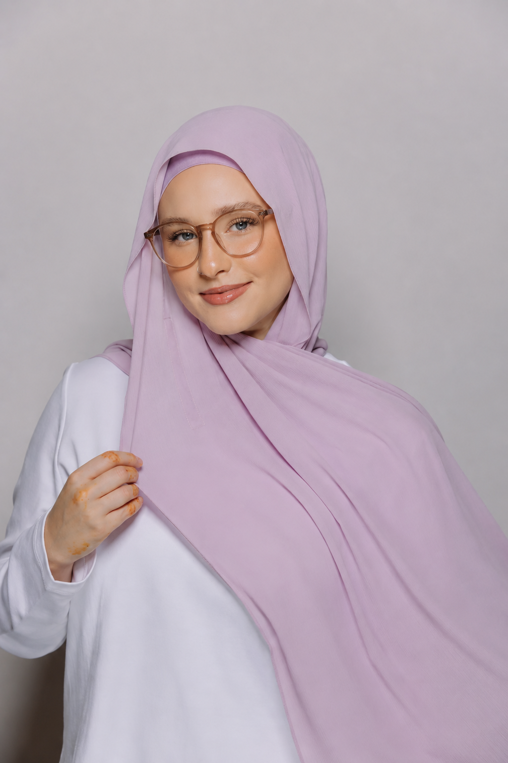 Dusty Lilac-Instant Hijab With Built in Magnets