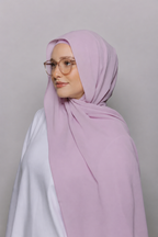 Dusty Lilac-Instant Hijab With Built in Magnets