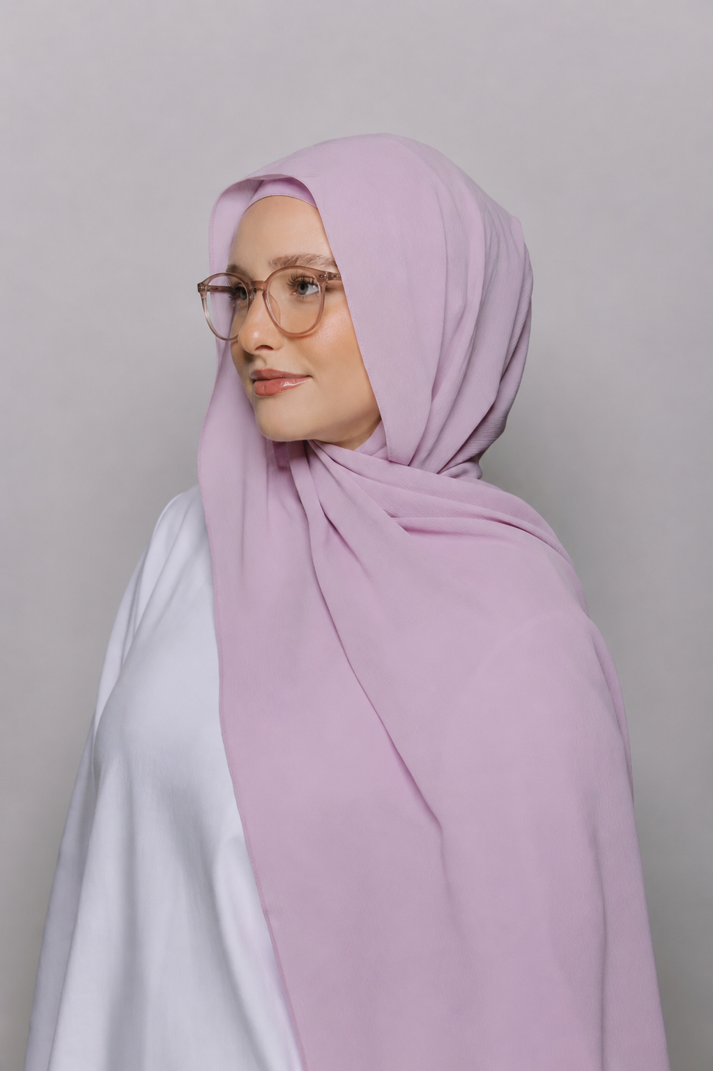 Dusty Lilac-Instant Hijab With Built in Magnets