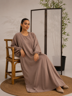 Mocha Grace Classic Abaya
