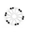Turkish Hijab Pins-Black & White
